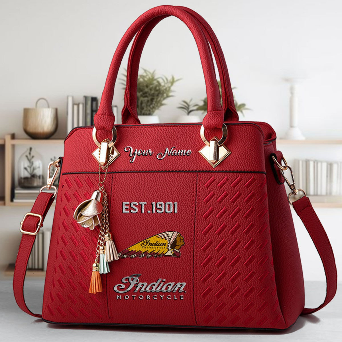 Custom Name IM Zip Handbag Multicolor WINSBC11051