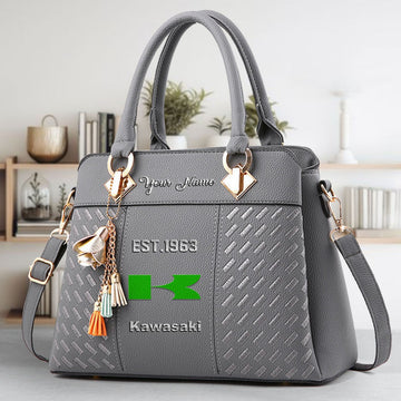 Custom Name KAWA Zip Handbag Multicolor WINSBC11053