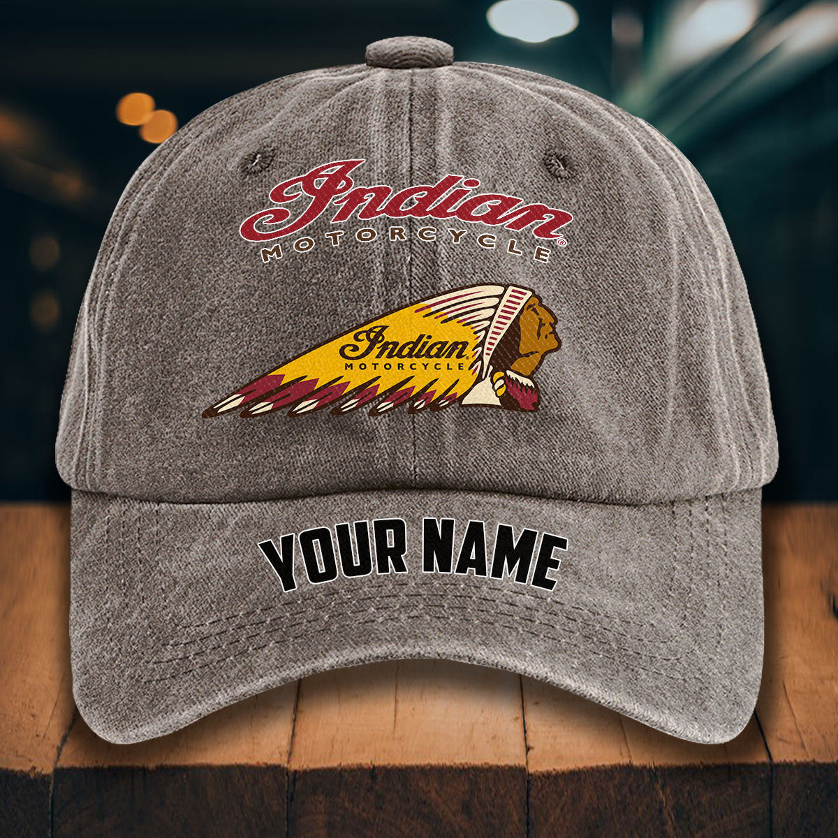 IM WINHD10051 Washed Denim Hats