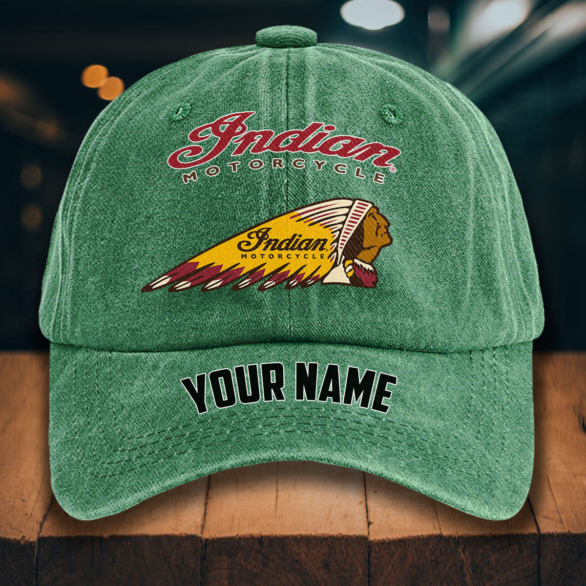 IM WINHD10051 Washed Denim Hats