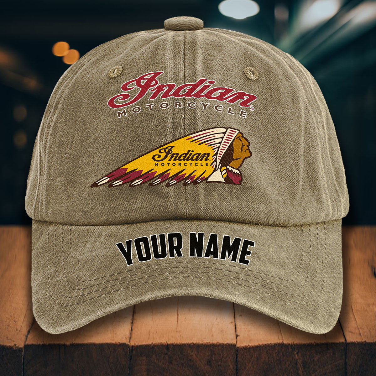 IM WINHD10051 Washed Denim Hats