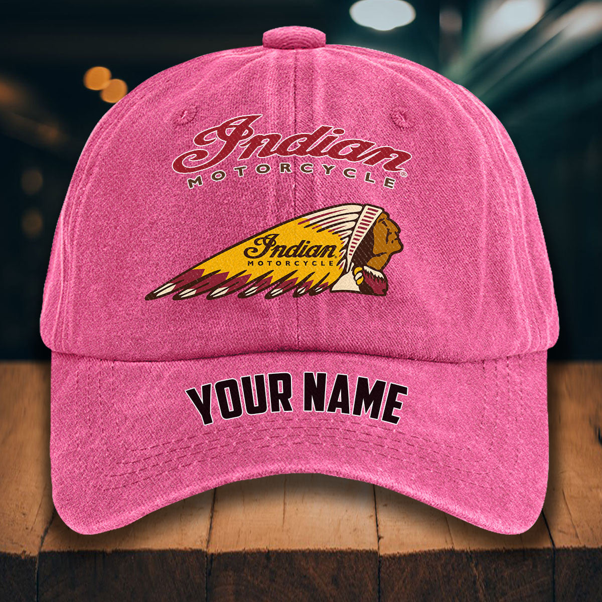 IM WINHD10051 Washed Denim Hats