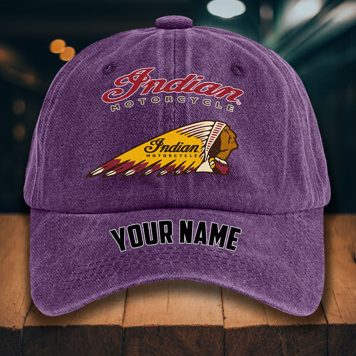 IM WINHD10051 Washed Denim Hats