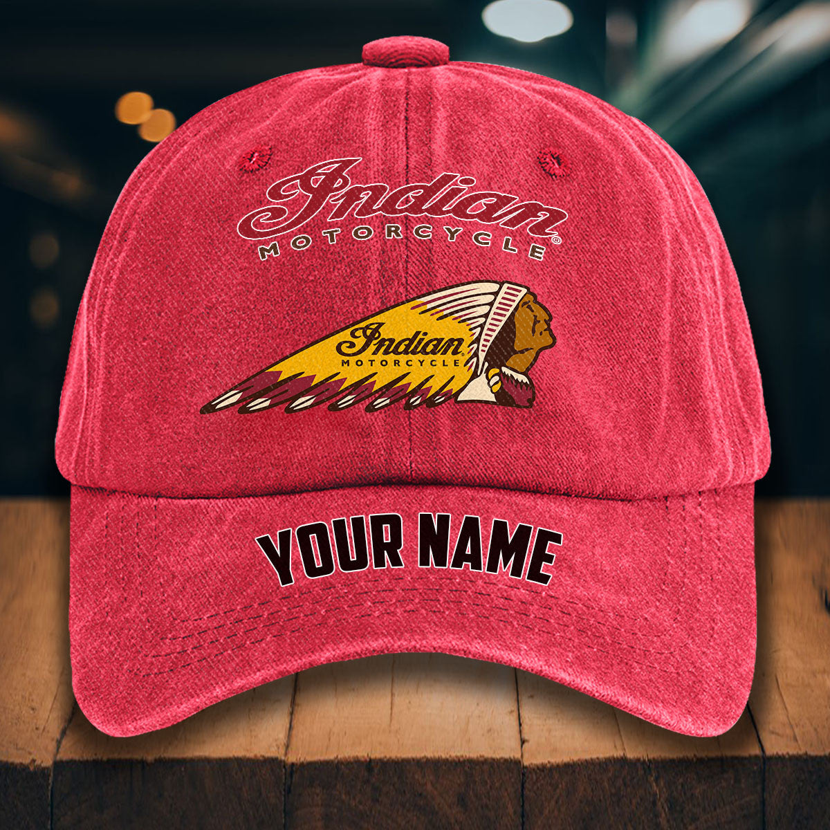 IM WINHD10051 Washed Denim Hats