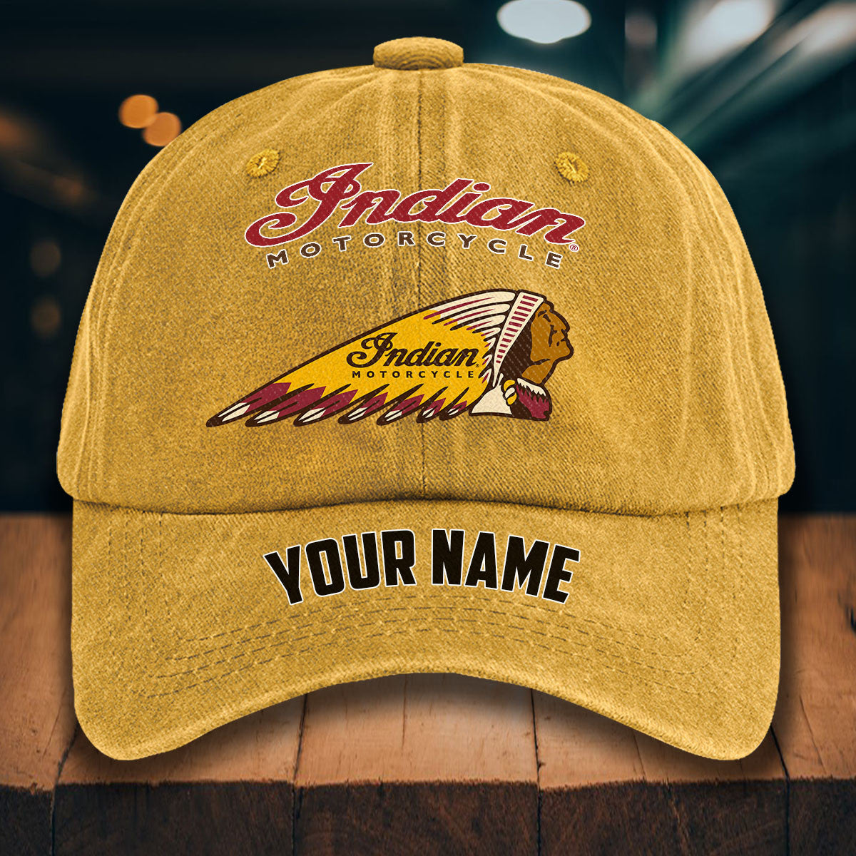 IM WINHD10051 Washed Denim Hats