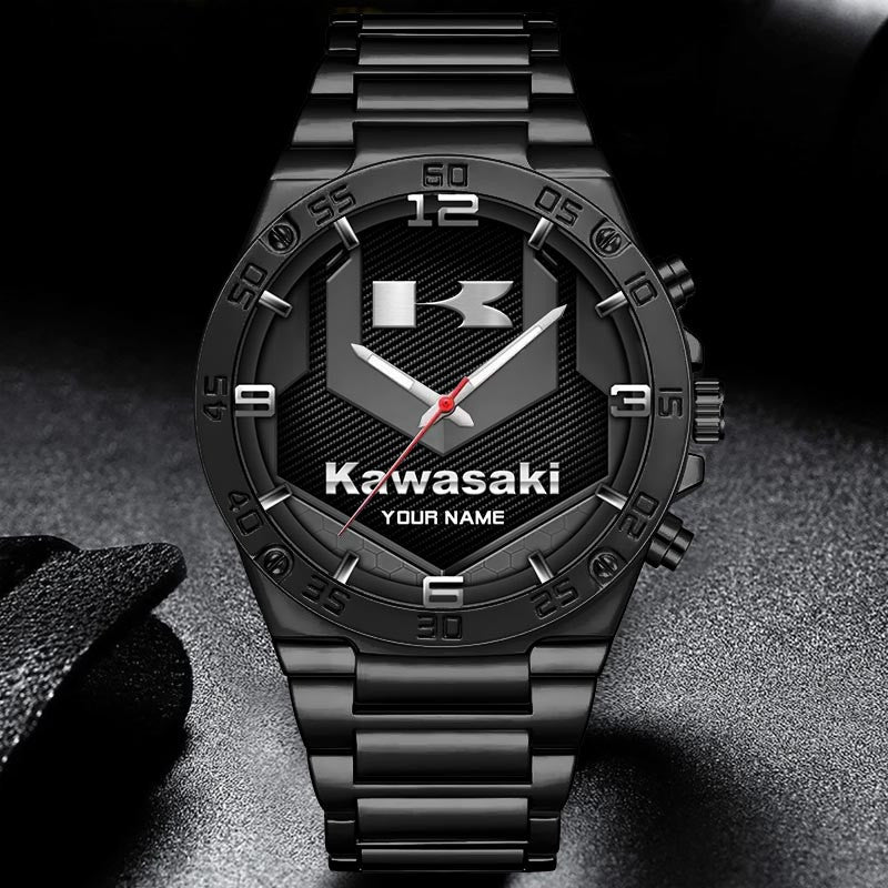 Custom Name KAWA Multicolor Steel Watch