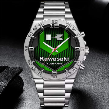Custom Name KAWA Multicolor Steel Watch