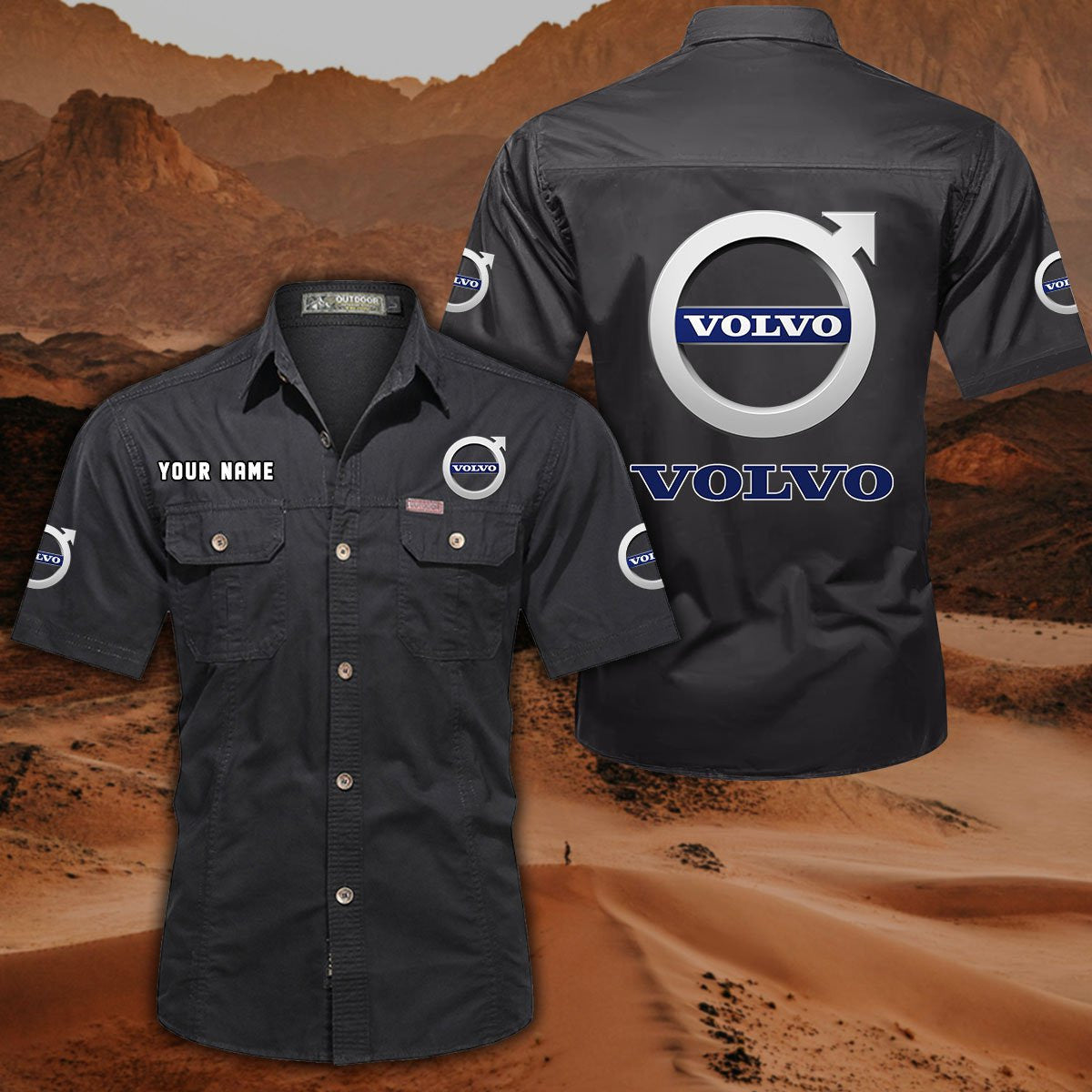 Volvo DDQQB10020 Military Cargo Cotton Shirts