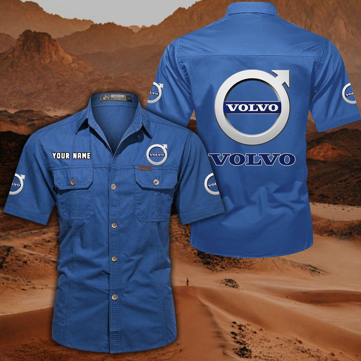 Volvo DDQQB10020 Military Cargo Cotton Shirts