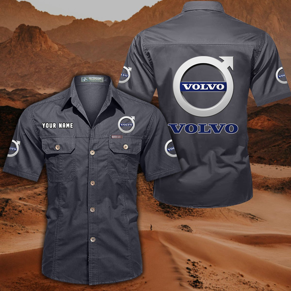 Volvo DDQQB10020 Military Cargo Cotton Shirts