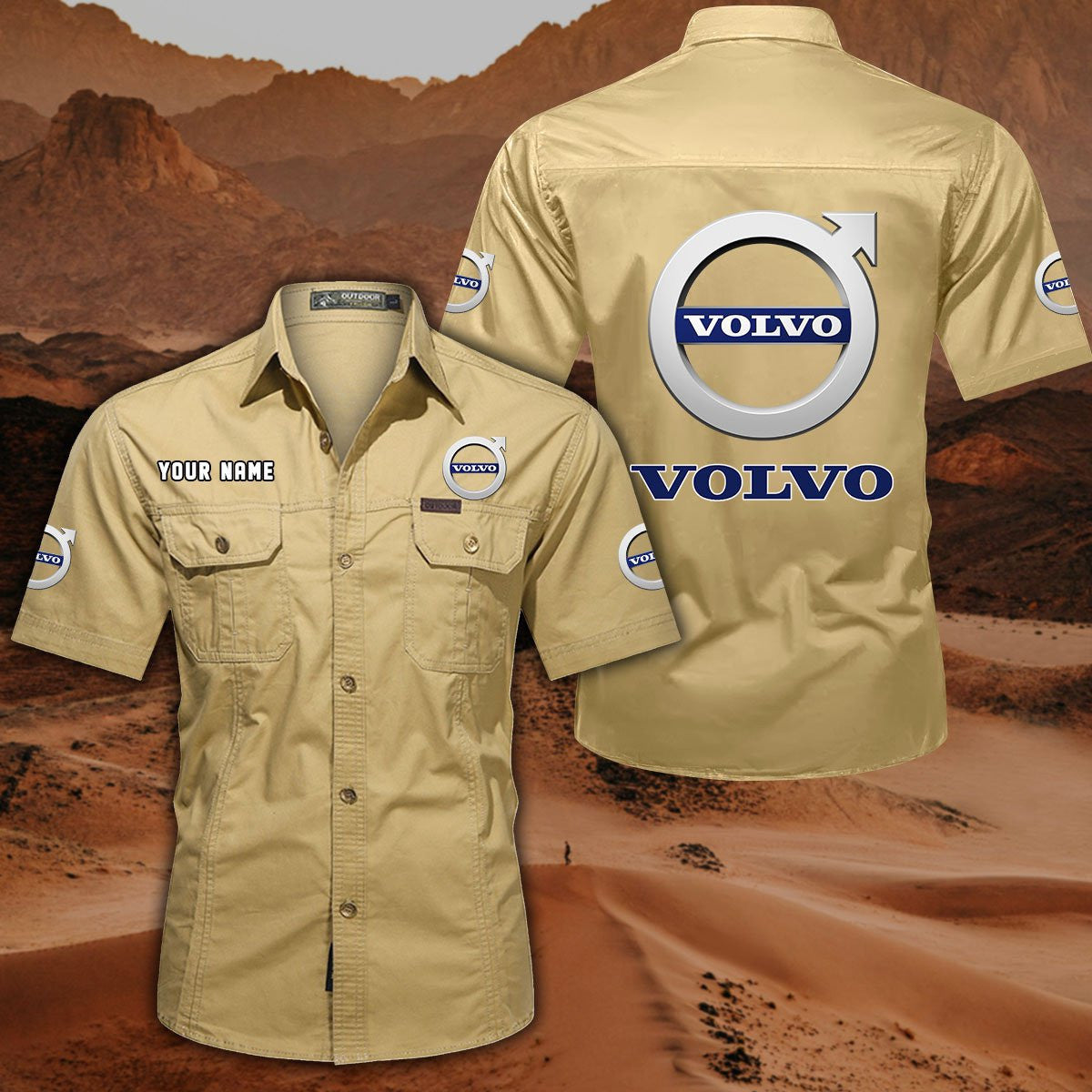 Volvo DDQQB10020 Military Cargo Cotton Shirts
