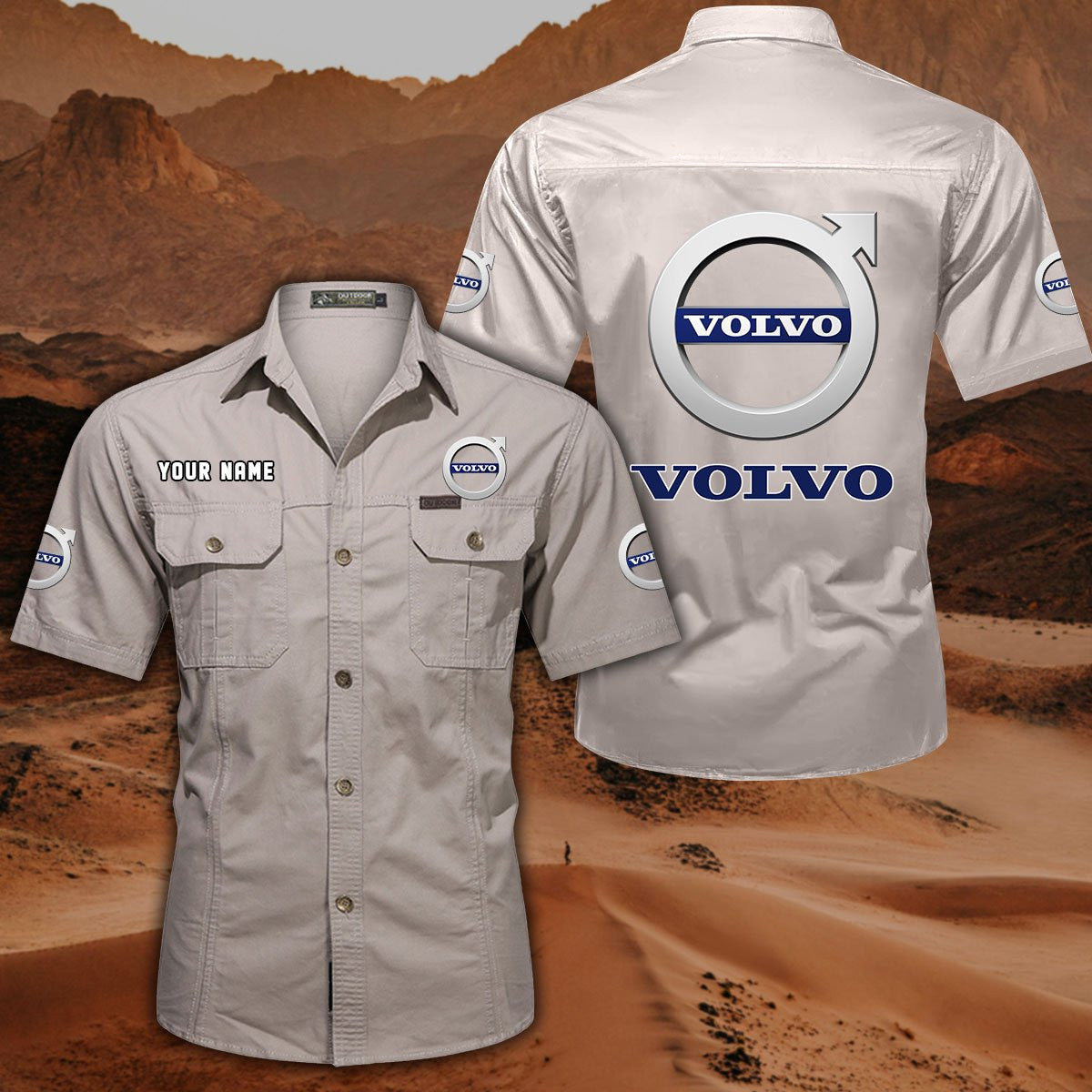Volvo DDQQB10020 Military Cargo Cotton Shirts