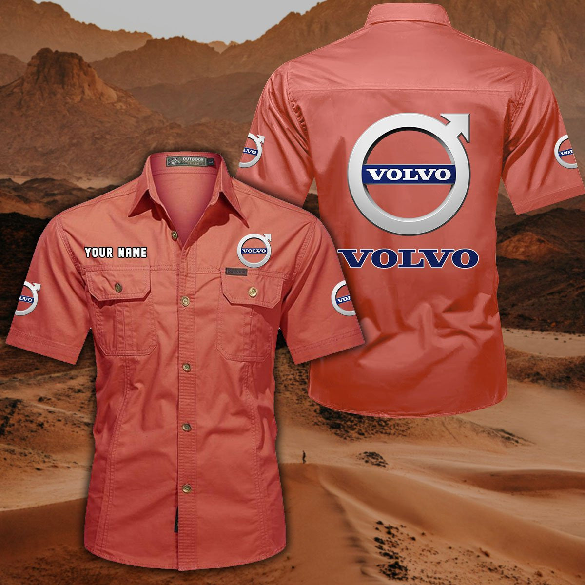 Volvo DDQQB10020 Military Cargo Cotton Shirts