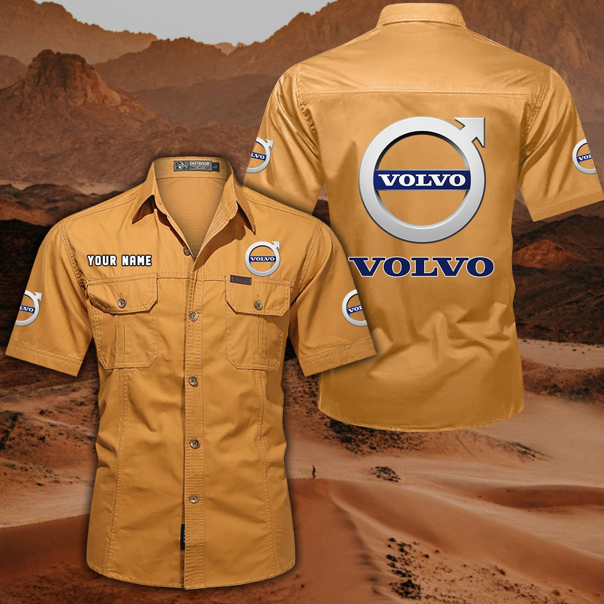 Volvo DDQQB10020 Military Cargo Cotton Shirts
