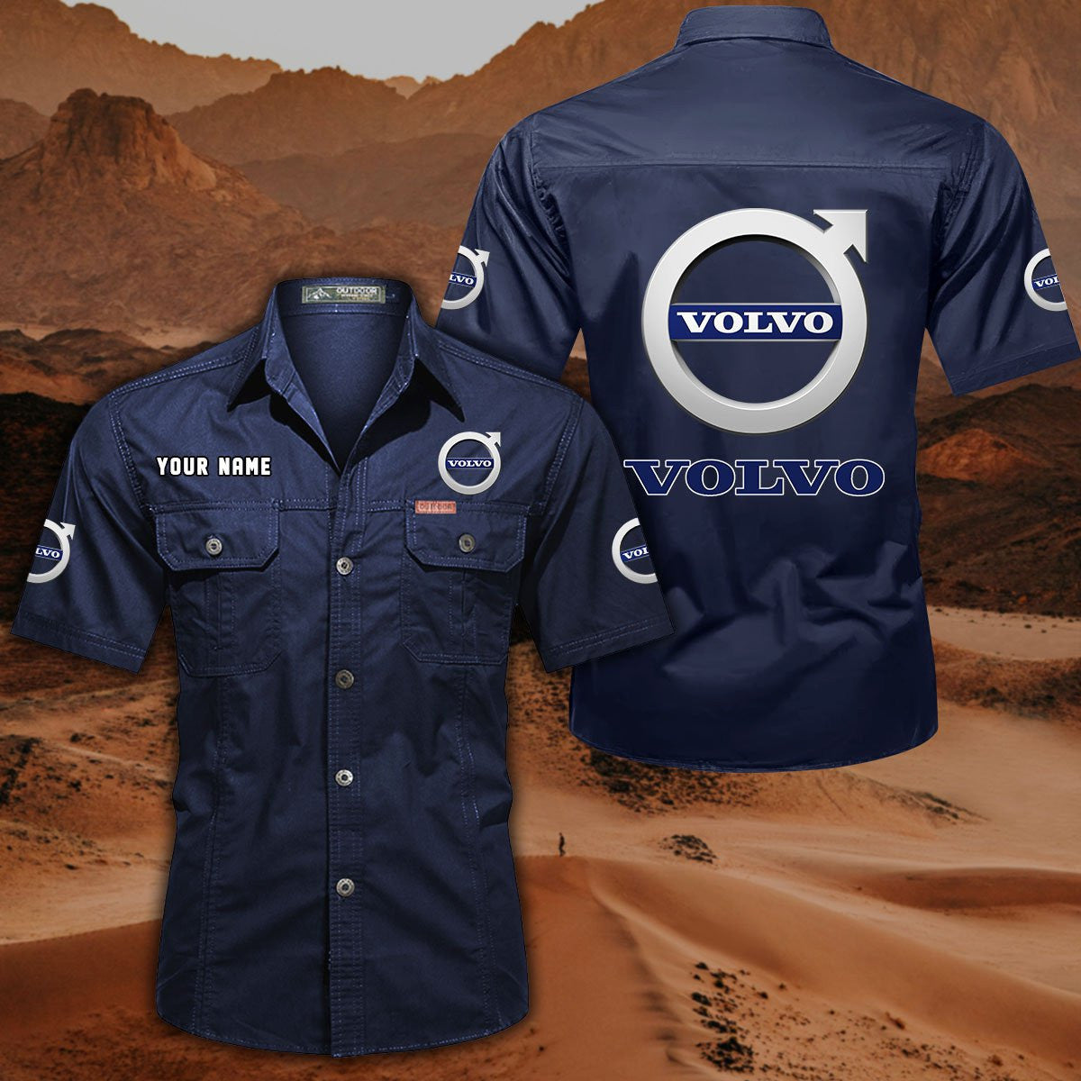Volvo DDQQB10020 Military Cargo Cotton Shirts