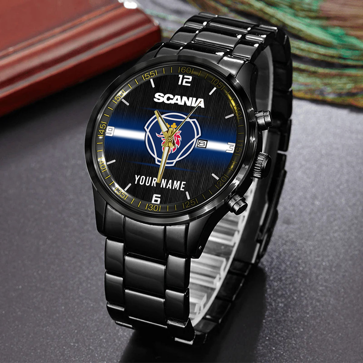 SCN New Personalized Black Hand Watch for fan-Limited Edition YVT0488