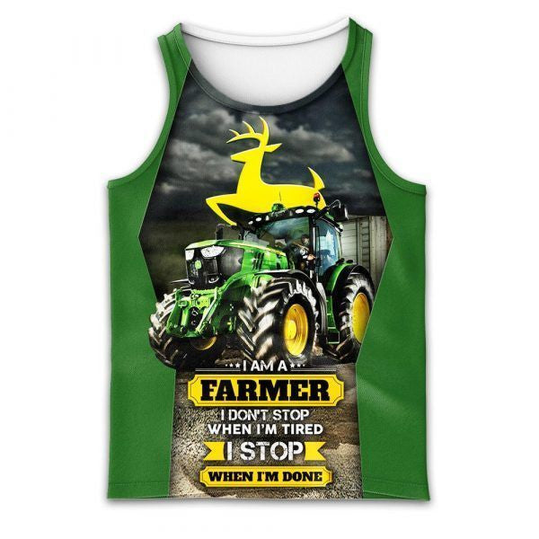 JD Tractor 3D Printed Love My Job FM46 QUY5024