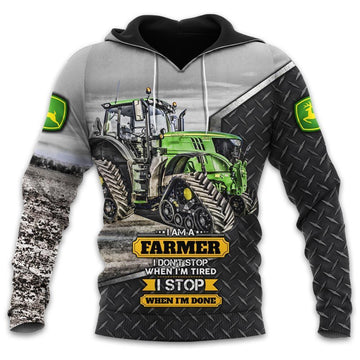 JD Tractor 3D Printed Love My Job _ FM52