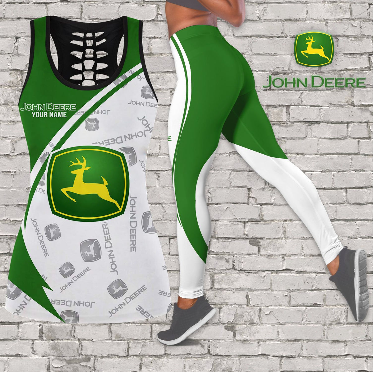 JD HOLLOW TANK TOP & LEGGINGS SET
