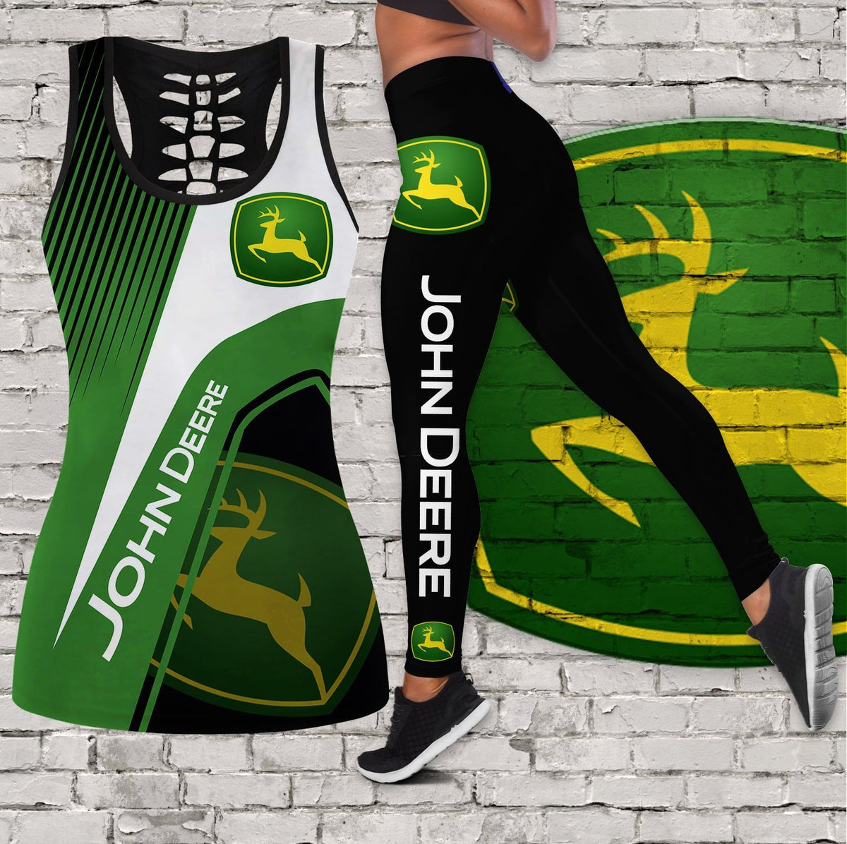 JD HOLLOW TANK TOP & LEGGINGS SET