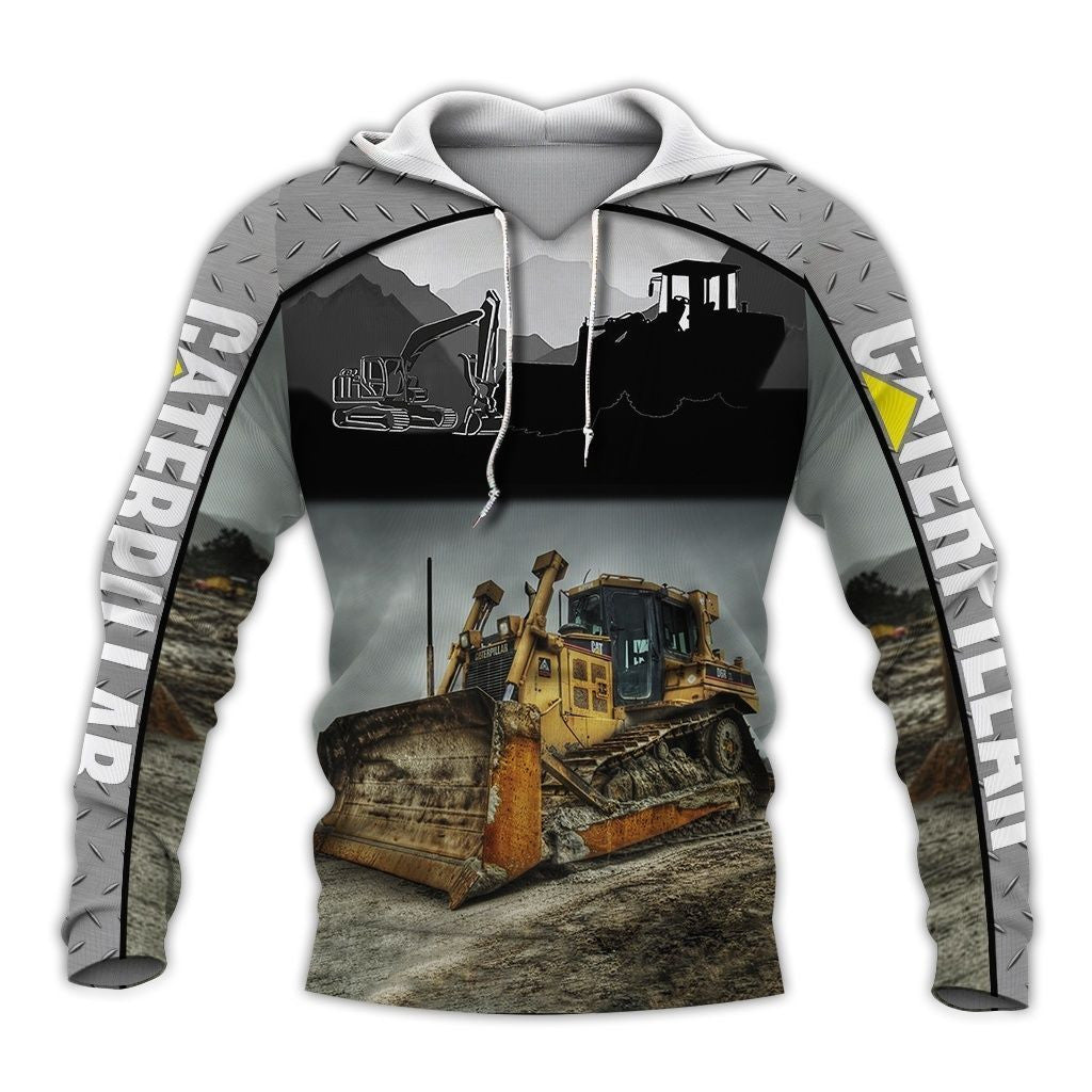 Beautiful Bulldozers 3D All Over Printed Clothes HE58