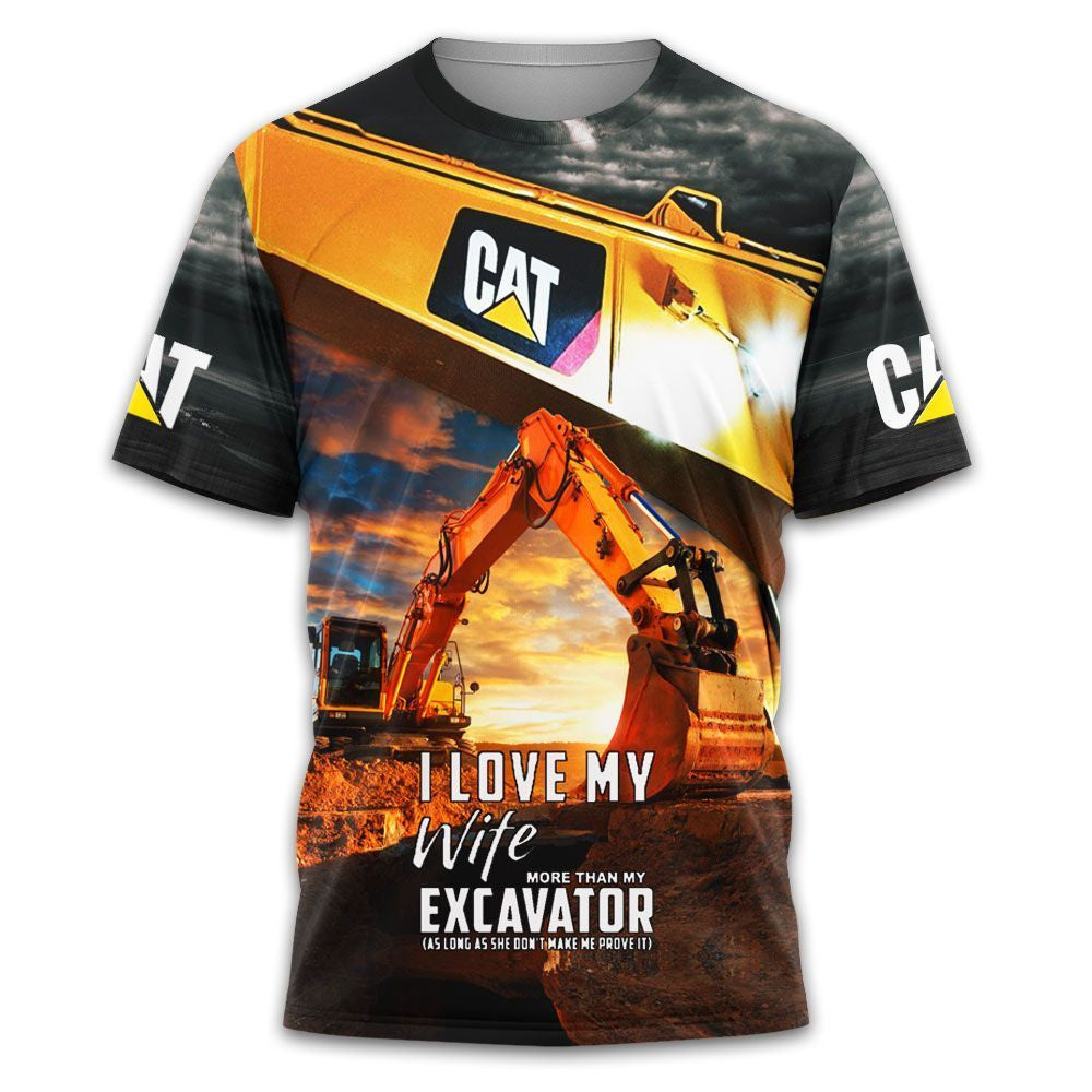 CAT Heavy Equipment 3D Printed Love My Job HE22