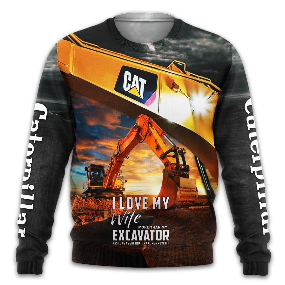 CAT Heavy Equipment 3D Printed Love My Job HE22
