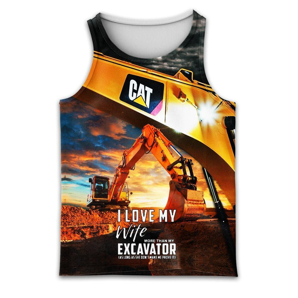 CAT Heavy Equipment 3D Printed Love My Job HE22