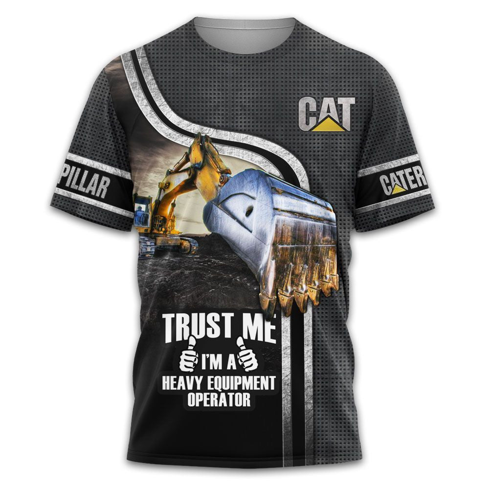 CAT  Heavy Equipment Excavator 3D Printed Love My Job HE37