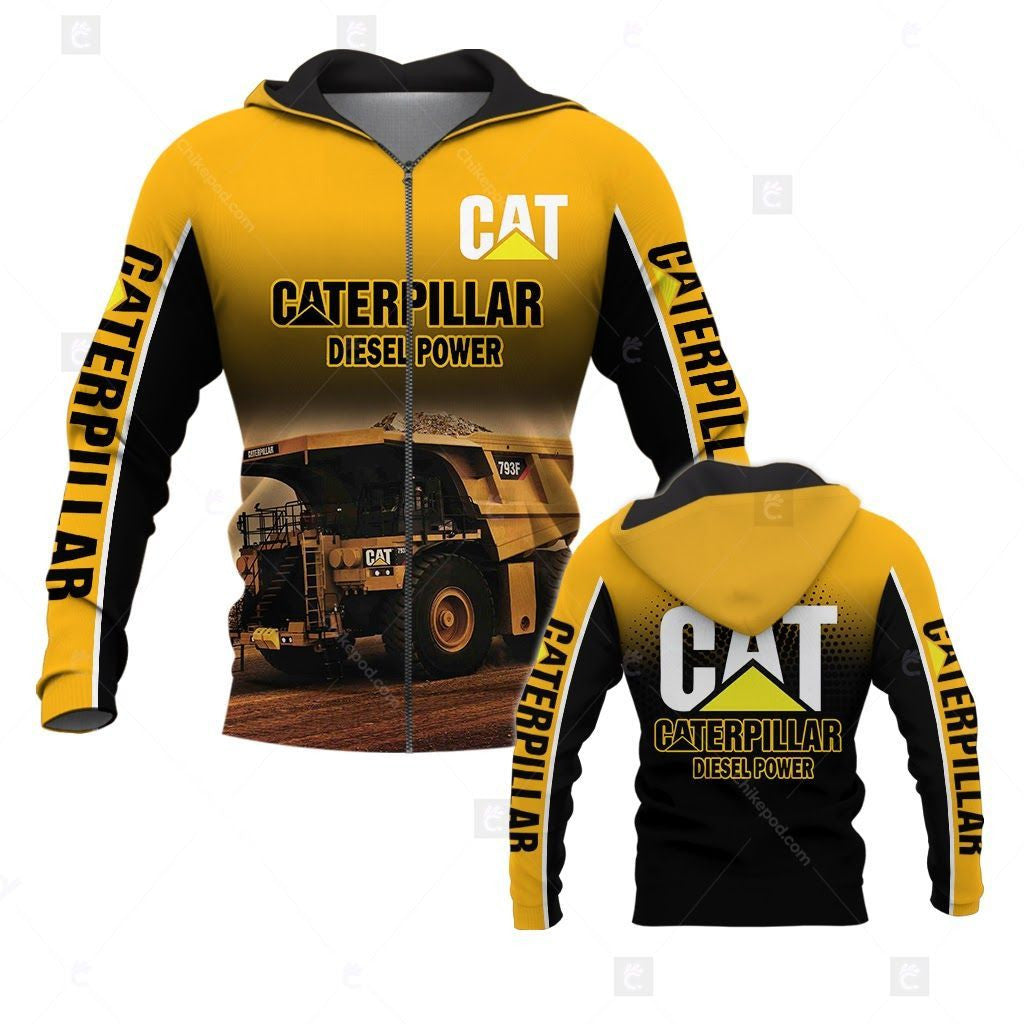 CAT Love Heavy Equipment 3D All Over Printed CAT38 TH4013