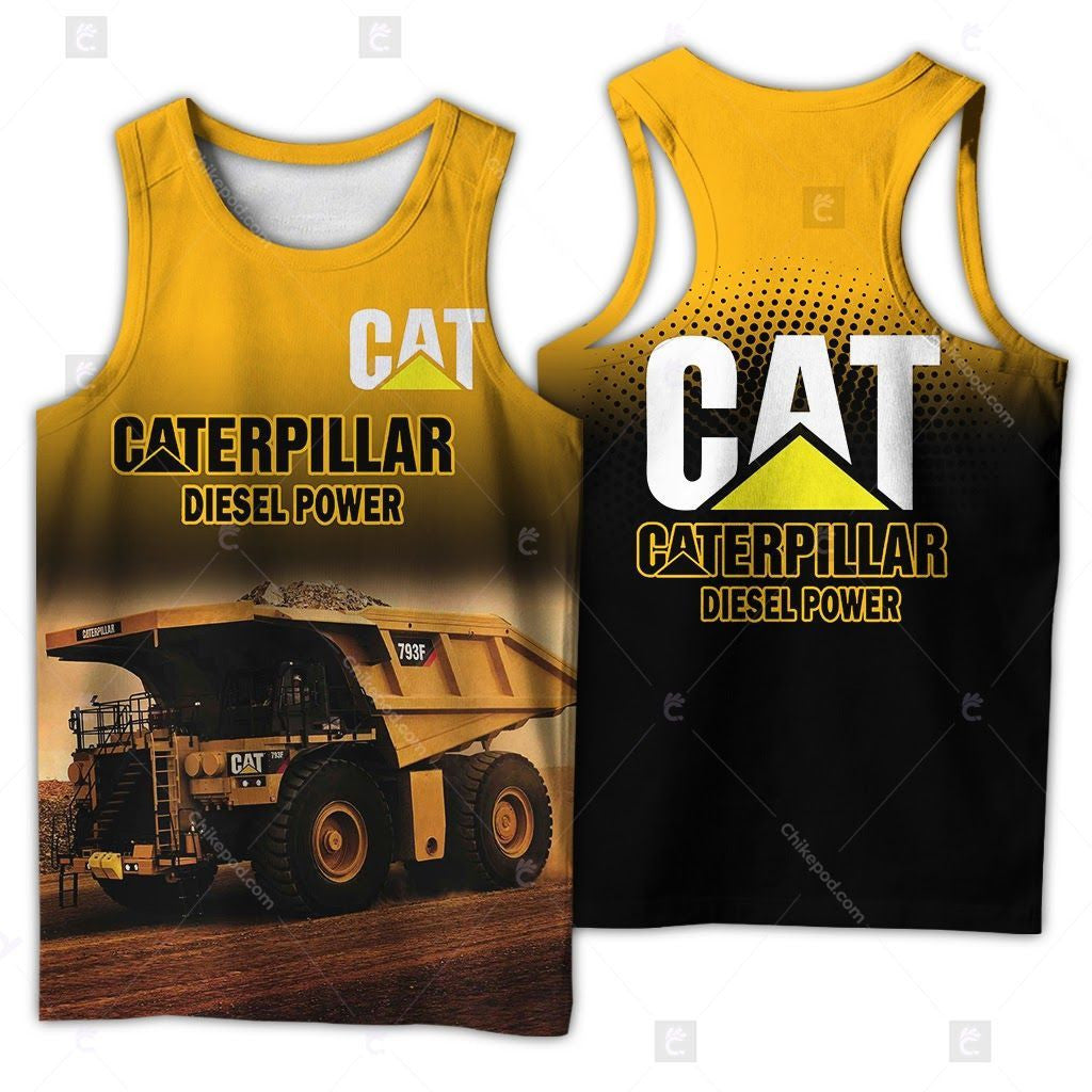 CAT Love Heavy Equipment 3D All Over Printed CAT38 TH4013