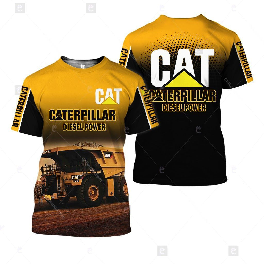 CAT Love Heavy Equipment 3D All Over Printed CAT38 TH4013
