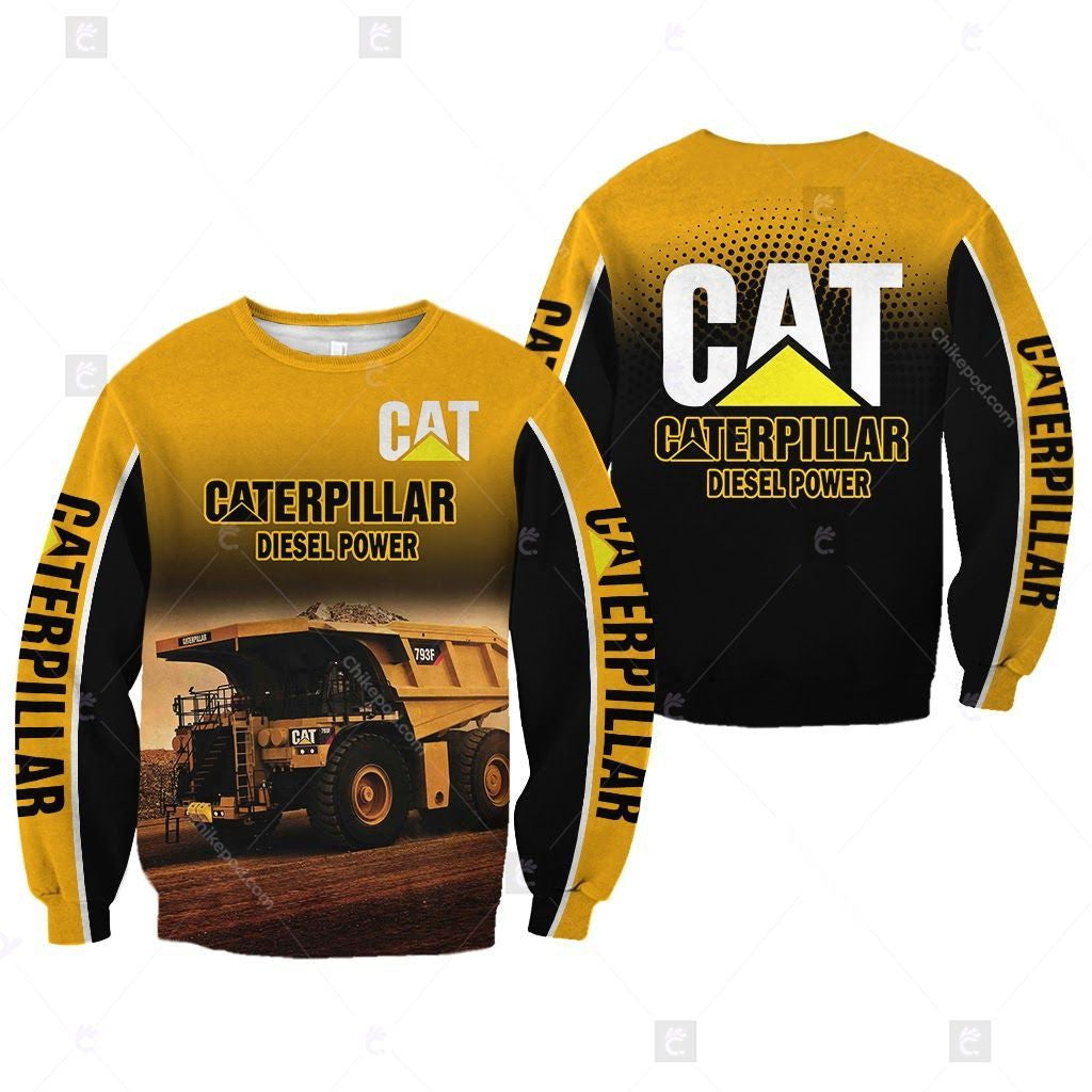 CAT Love Heavy Equipment 3D All Over Printed CAT38 TH4013