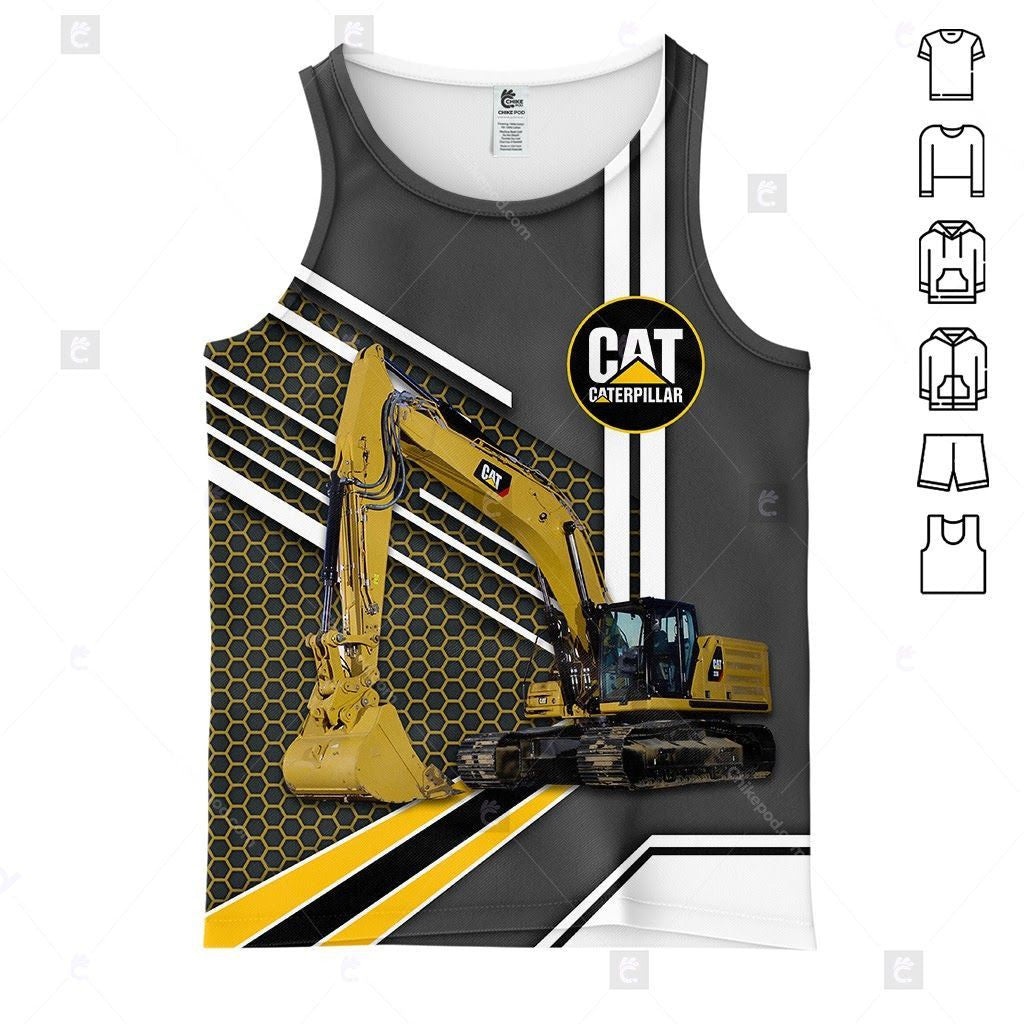 Heavy Equipment 3D All Over Printed Clothes HE54