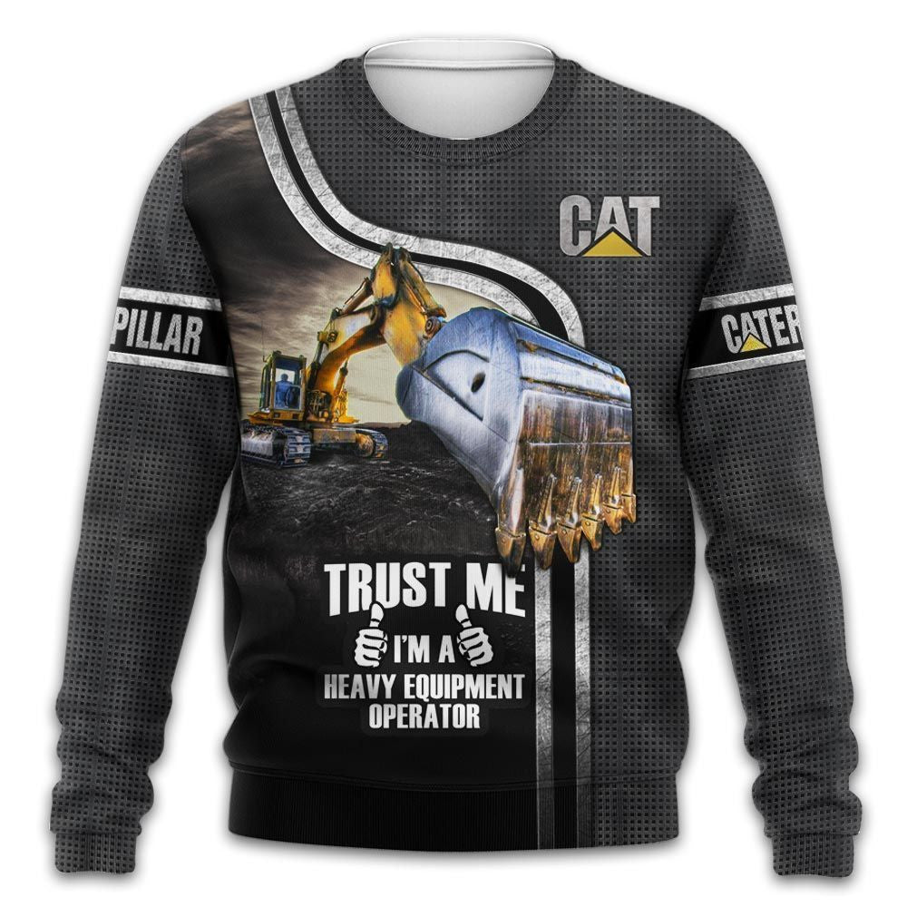 CAT Heavy Equipment Excavator 3D Printed Love My Job HE37 QUY3838