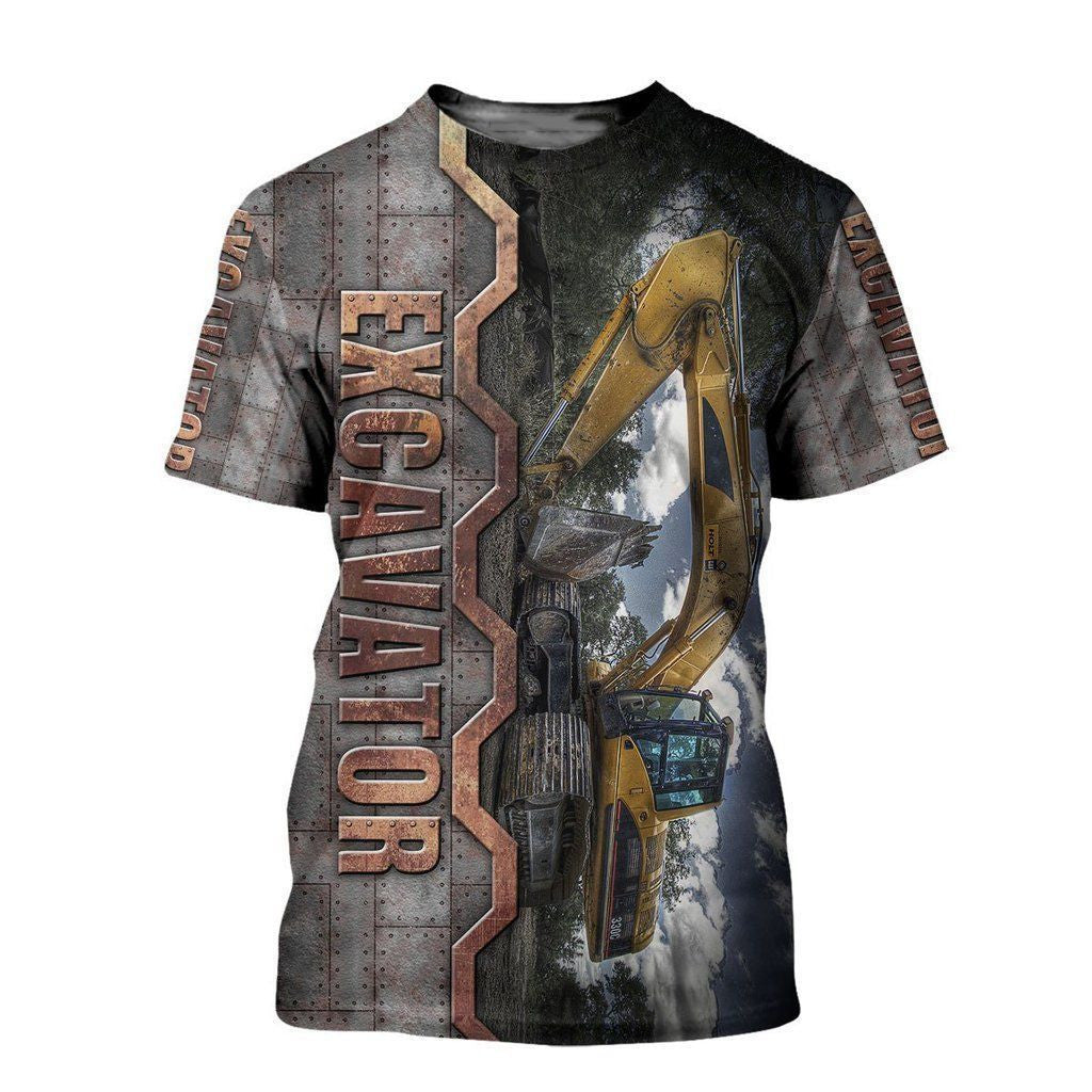 Heavy Equipment 3D All Over Printed Shirts FM11