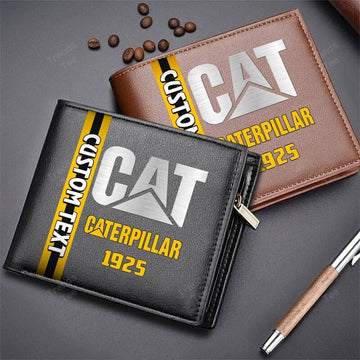 CAT Personalized Leather Wallet For Fans – Limited Edition CR061203 YVT0434