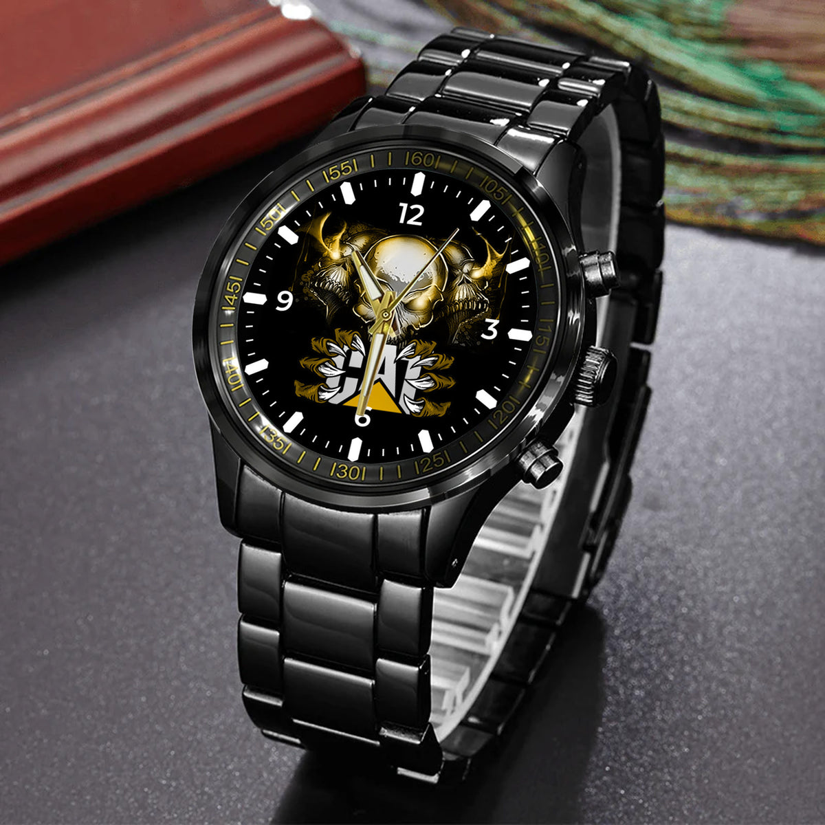New Personalized CAT Black Hand Watch for fan-Limited Edition QUY3495