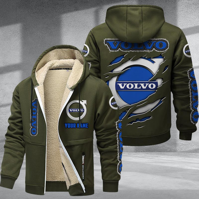 VV DMTZ0075 Hoodie Zip Velvet Coat YVT0964
