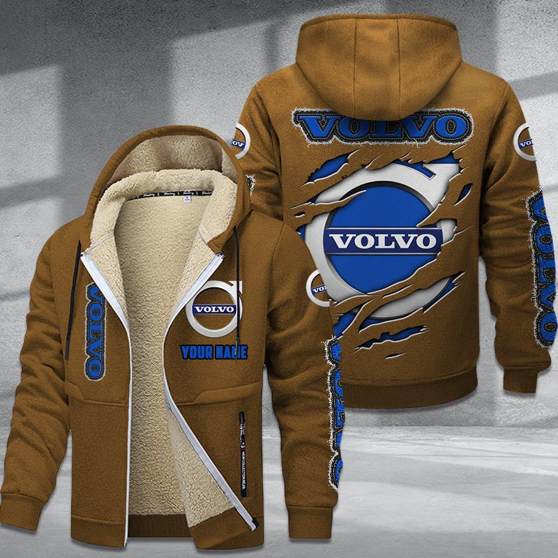 VV DMTZ0075 Hoodie Zip Velvet Coat YVT0964