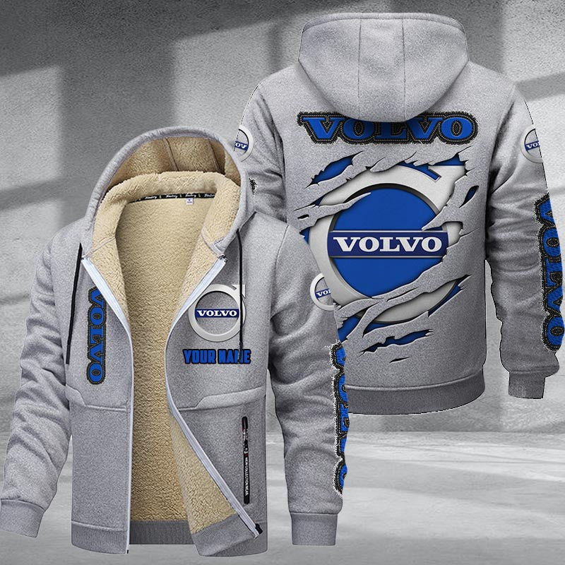 VV DMTZ0075 Hoodie Zip Velvet Coat YVT0964