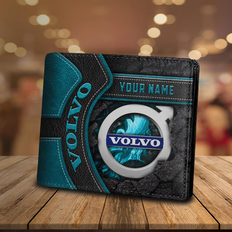 Custom Name VV DMHD1001 3D Printed Leather Wallet Multicolor YVT0768