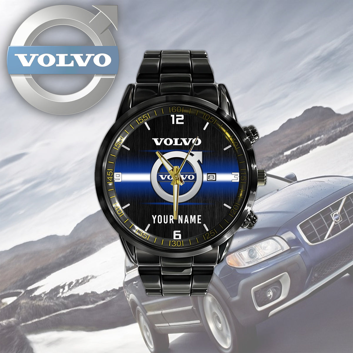 Personalized VV Black Hand Watch - Limited Edition YVT0488